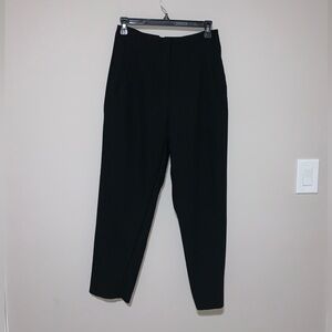 Zara Black Dress Pants with High-Waisted Design Black Formal Work Pant Medium